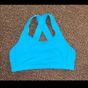 Lululemon Blue Sports Bra Size 10